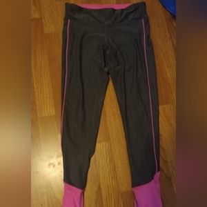 Pink and grey leggings